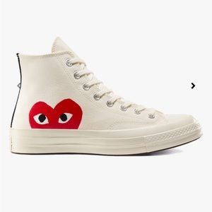 Converse chuck Taylor, all star comme de garçon high top shoes